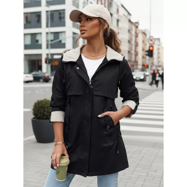  Dámska parka DSTREET MEROY TY4290 ČIERNA 