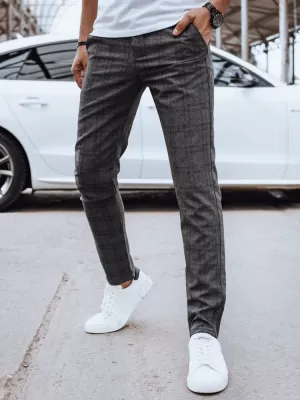 Pánske nohavice DSTREET UX4399 TMAVO ŠEDÁ