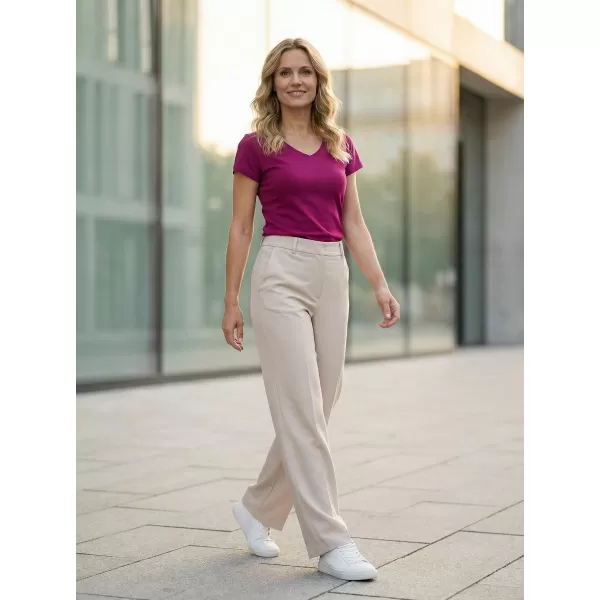  Dámske tričko ALTISPORT NP/ALW261 FUCHSIA RED 
