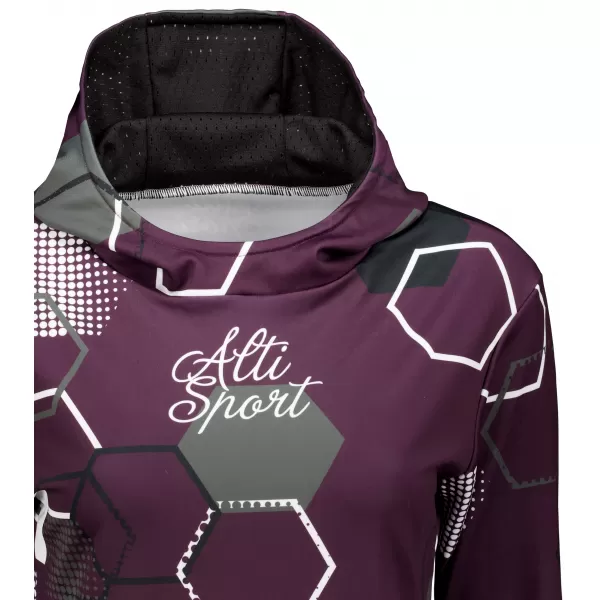  Dámska funkčná mikina premium ALTISPORT VOJ/ALW037MI01 fialová 