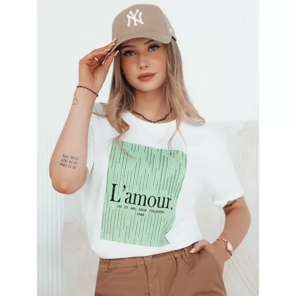  Dámske tričko DSTREET LAMOUR RY2586 BIELA 