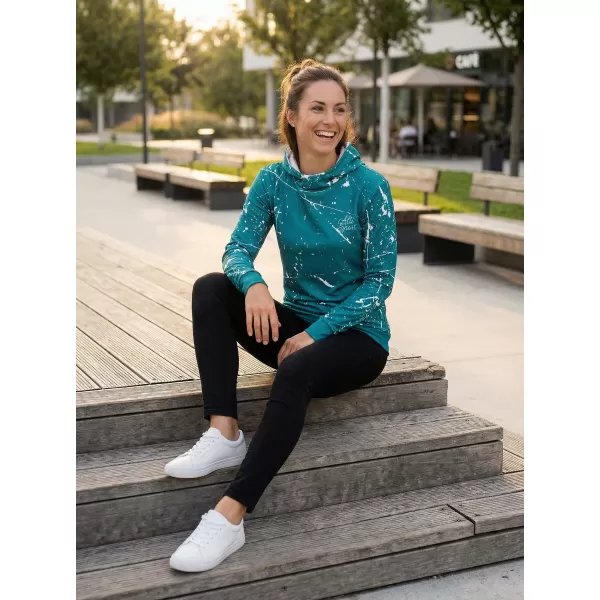  Dámska funkčná mikina premium ALTISPORT VOJ/ALW034MI01 EMERALD 