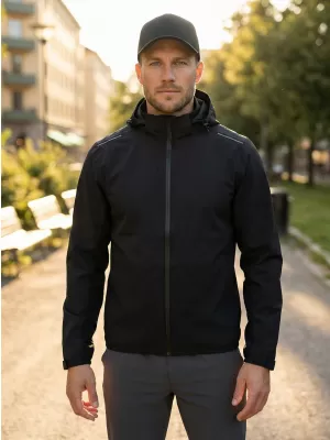 Pánska bunda ALTISPORT NoPrint NP/ALM835 čierna