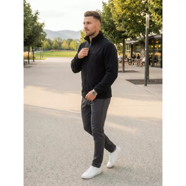  Pánska fleece mikina ALTISPORT NP/ALM105 EBONY GRAY 