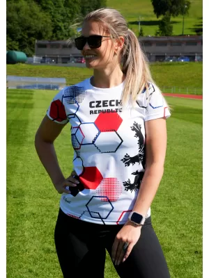 Dámske funkčné tričko premium ALTISPORT x CZE VOJ/ALW036TR01 HEXA biela