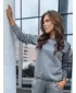 Dámska mikina DSTREET FASHION II BY0151 TMAVO ŠEDÁ