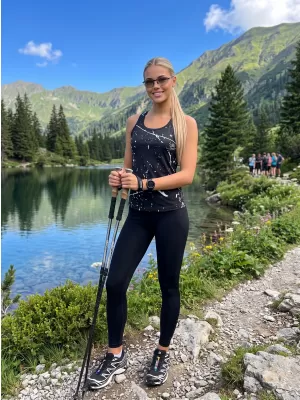 Dámske funkčné tielko premium ALTISPORT VOJ/ALW034TIL01 čierna