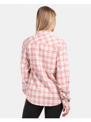 Dámska košeľa KILPI FLANNY-W VL0370KI ružová
