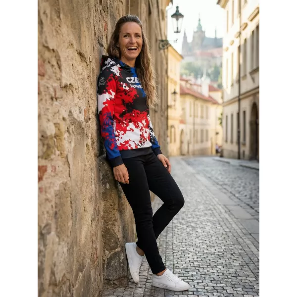  Dámska funkčná mikina premium ALTISPORT VOJ/ALW036MI01 ŠKVRNY 
