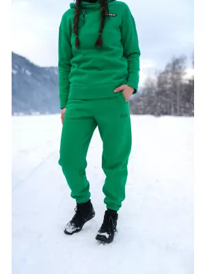 Dámske bavlnené tepláky NORDBLANC BOYFRIEND NBSPL7888 zelená