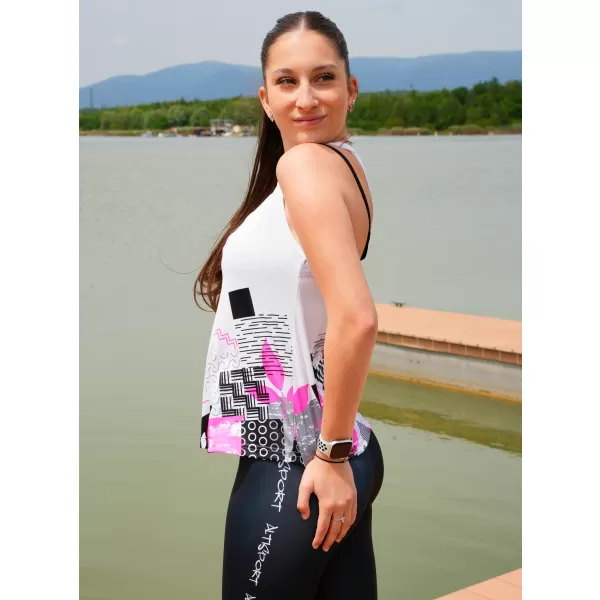  Dámske funkčné tielko premium ALTISPORT VOJ/ALW009TIL01 biela 