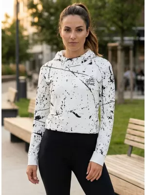 Dámska funkčná mikina premium ALTISPORT VOJ/ALW034MI01 biela