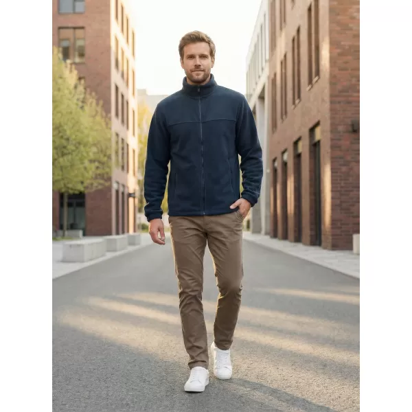  Pánska fleece mikina ALTISPORT NP/ALM105 NÁMORNÁ modrá 