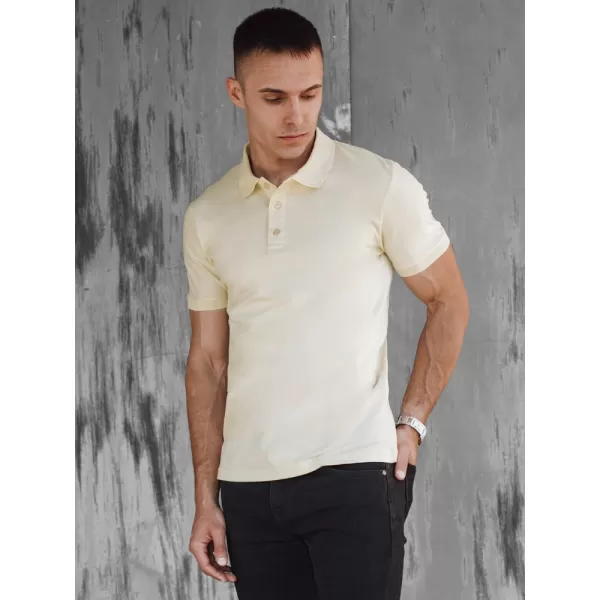  Pánska t -shirt s golierom dstreet px0606 žltá 