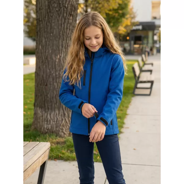  Detská softshellová bunda ALTISPORT NP/ALK535 KRÁĽOVSKÁ modrá 