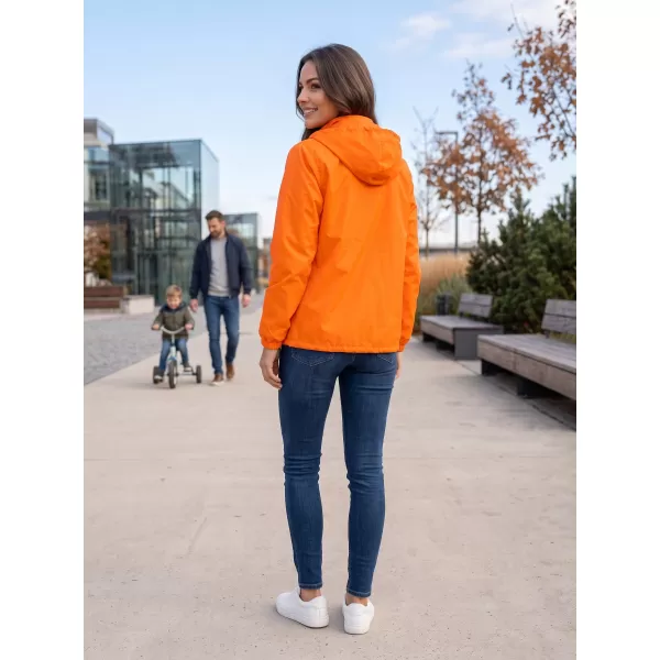  Unisex vetrovka ALTISPORT NP/ALU425 NEON ORANGE 