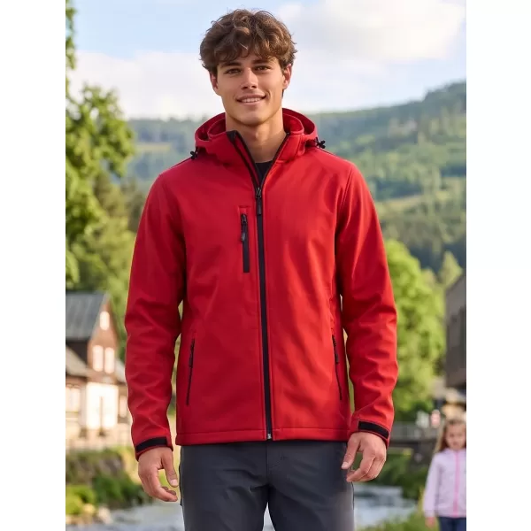  Pánska softshellová bunda ALTISPORT NP/ALM225 červená 