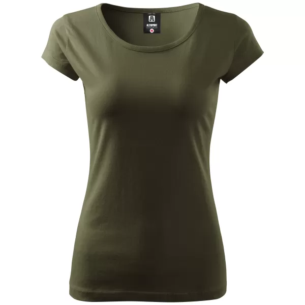  Dámske tričko ALTISPORT NP/ALW221 MILITARY 