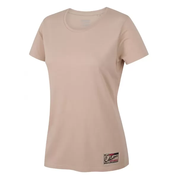  Dámske tričko HUSKY TEE BASE L BÉŽOVÁ 
