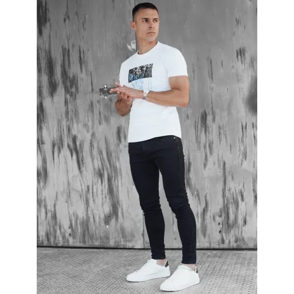  Pánske tričko DSTREET RX5544 BIELA 