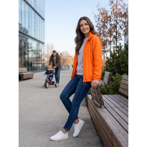  Unisex vetrovka ALTISPORT NP/ALU425 NEON ORANGE 