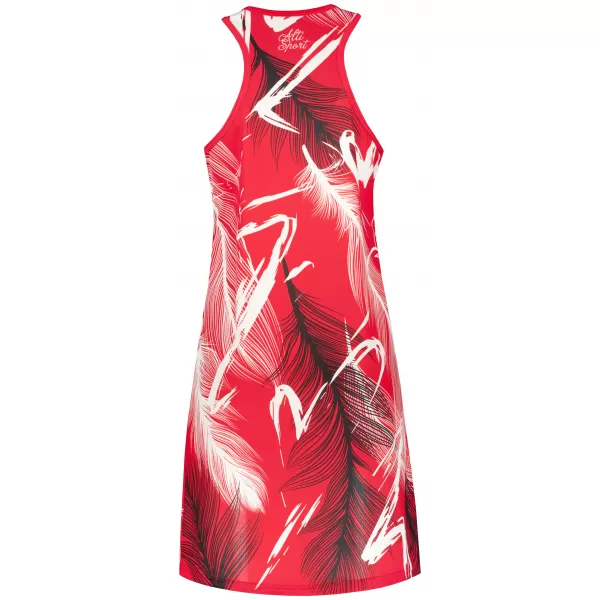  Dámske funkčné tielkové šaty premium ALTISPORT VOJ/ALW001SAT01 červená 