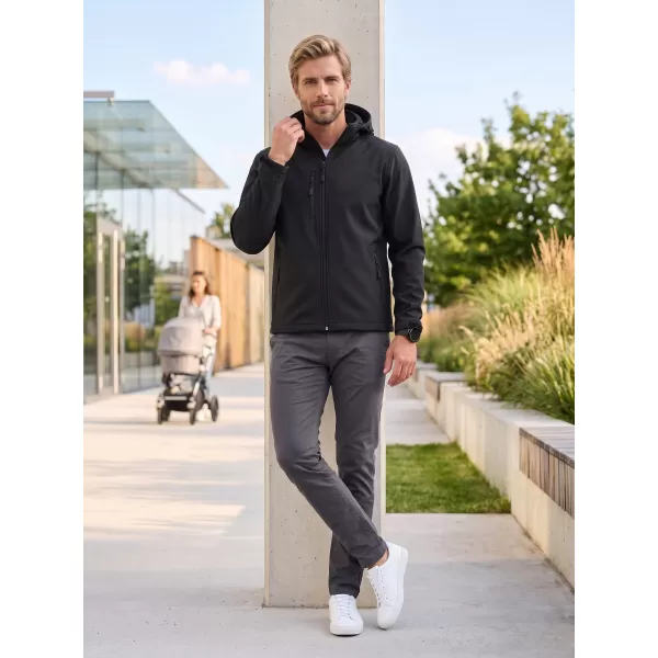  Pánska softshellová bunda ALTISPORT NP/ALM225 čierna 