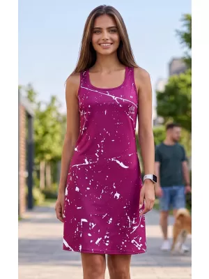 Dámske funkčné tielkové šaty premium ALTISPORT VOJ/ALW034SAT01 FUCHSIOVÁ