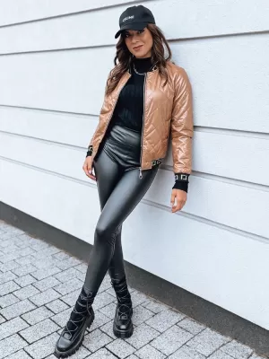 Dámska bunda DSTREET BASEBALL TY2561 BÉŽOVÁ
