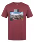 Pánske tričko HUSKY TEE SKYLINE M BORDÓ