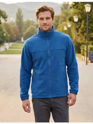 Pánska fleece mikina ALTISPORT NP/ALM105 AZÚRO modrá