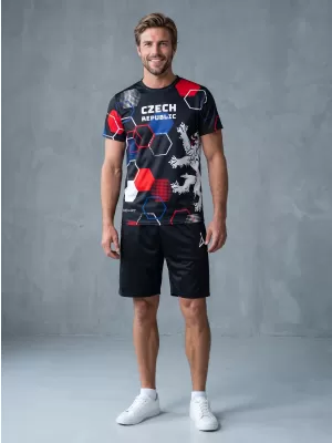 Pánske funkčné tričko premium ALTISPORT x CZE VOJ/ALM036TR01 HEXA ČERNÁ