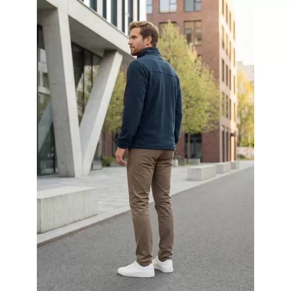  Pánska fleece mikina ALTISPORT NP/ALM105 NÁMORNÁ modrá 