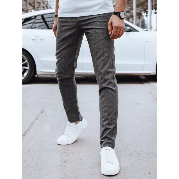  Pánske nohavice DSTREET UX4406 TMAVO ŠEDÁ 