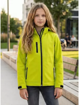 Detská softshellová bunda ALTISPORT NP/ALK535 LIMETKOVÁ