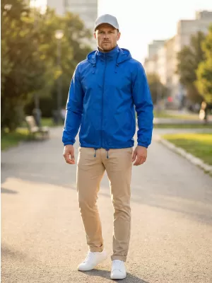 Unisex vetrovka ALTISPORT NP/ALU425 KRÁĽOVSKÁ modrá