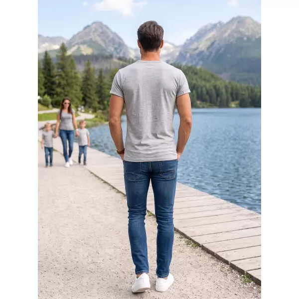  Pánske tričko ALTISPORT NoPrint NP/ALM361 SVETLÝ MELIER 