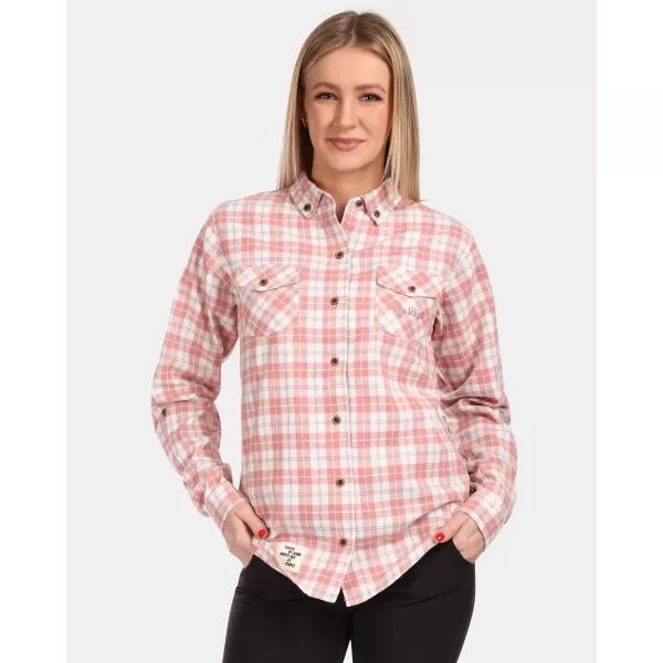  Dámska košeľa KILPI FLANNY-W VL0370KI ružová 
