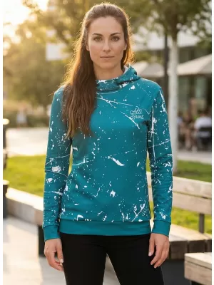 Dámska funkčná mikina premium ALTISPORT VOJ/ALW034MI01 EMERALD