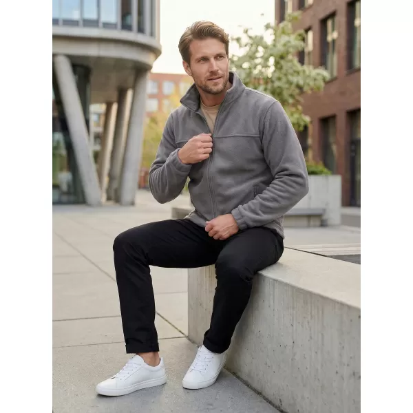  Pánska fleece mikina ALTISPORT NP/ALM105 OCELOVO sivá 
