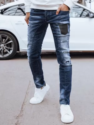 Pánske džínsy DSTREET UX4296 MODRÁ