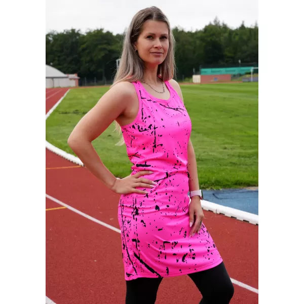  Dámske funkčné tielkové šaty premium ALTISPORT VOJ/ALW034SAT01 NEON/RUŽOVÁ 
