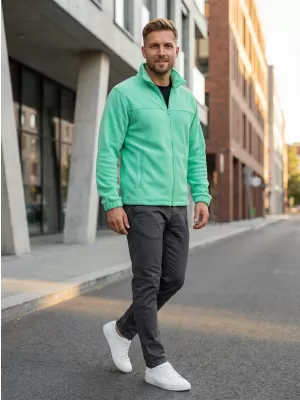 Pánska fleece mikina ALTISPORT NP/ALM105 MÁTOVÁ