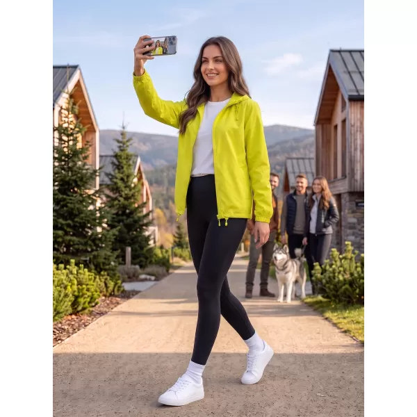  Unisex vetrovka ALTISPORT NP/ALU425 NEON YELLOW 