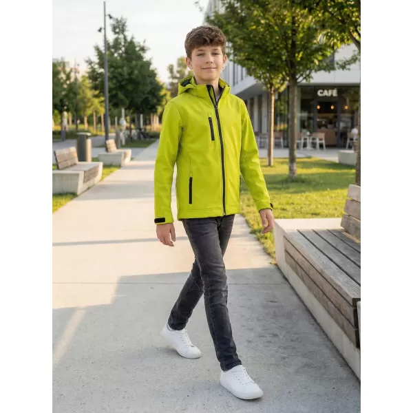  Detská softshellová bunda ALTISPORT NP/ALK535 LIMETKOVÁ 