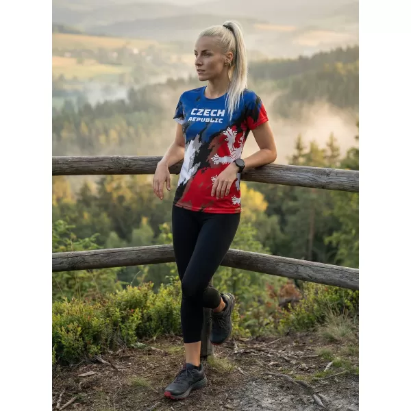  Dámske funkčné tričko premium ALTISPORT x CZE VOJ/ALW036TR01 ŠMÚHY 