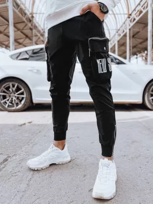 Pánske tepláky DSTREET UX4309 ČIERNA