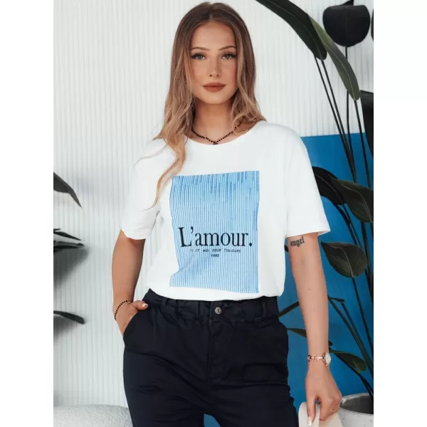  Dámske tričko DSTREET LAMOUR RY2587 BIELA 
