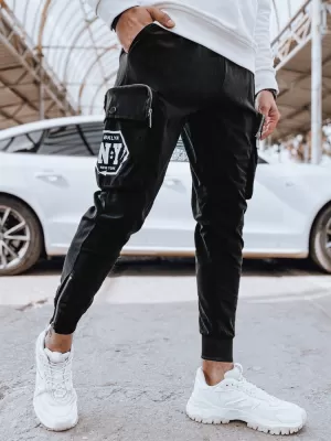Pánske tepláky DSTREET UX4309 ČIERNA