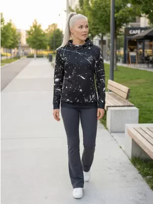 Dámska funkčná mikina premium ALTISPORT VOJ/ALW034MI01 čierna
